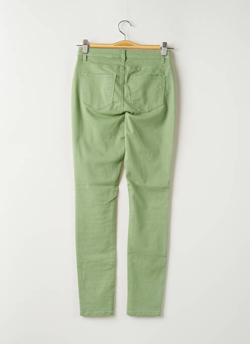 Pantalon slim vert VERO MODA pour femme