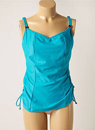 Haut de maillot de bain haut soutien-gorge emboitant haut soutien-gorge emboitant bleu PANACHE femme
