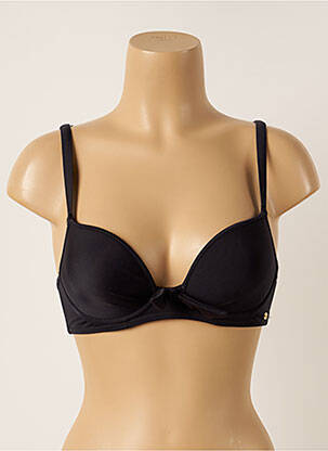 Haut de maillot de bain bretelles élastiquées ajustables haut soutien-gorge balconnet noir FREYA femme