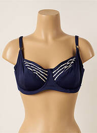 Haut de maillot de bain haut soutien-gorge emboitant haut soutien-gorge emboitant bleu FANTASIE femme