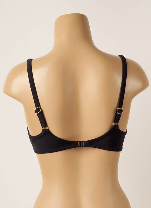 Haut de maillot de bain bretelles élastiquées ajustables haut soutien-gorge balconnet noir FREYA femme