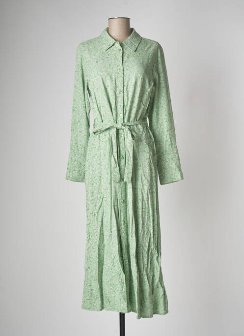 Robe longue vert CREAM pour femme