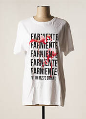 T-shirt blanc MZ72 BRAND pour femme seconde vue