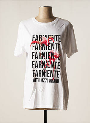 T-shirt blanc MZ72 BRAND pour femme