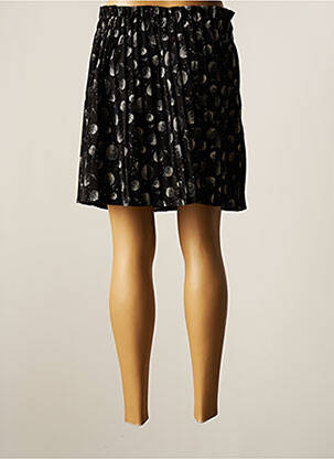 Jupe courte coupe évasée noir JUBYLEE femme