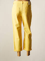 Pantalon chino jaune MISS BONBON JEANS pour femme seconde vue