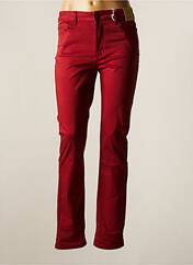 Pantalon droit rouge KY CREATION pour femme seconde vue