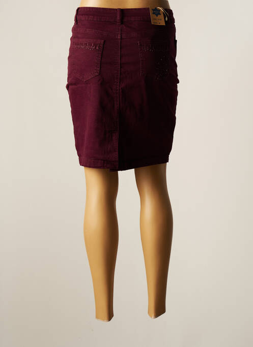 Jupe mi-longue rouge ZAC & ZOE pour femme