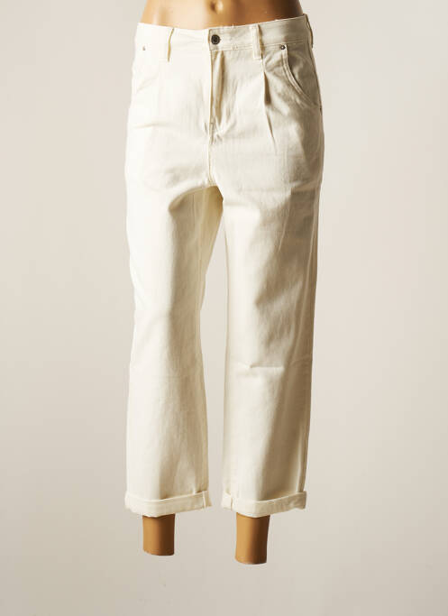 Pantalon chino blanc MISS BONBON JEANS pour femme