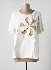 T-shirt beige MARIA BELLENTANI pour femme seconde vue