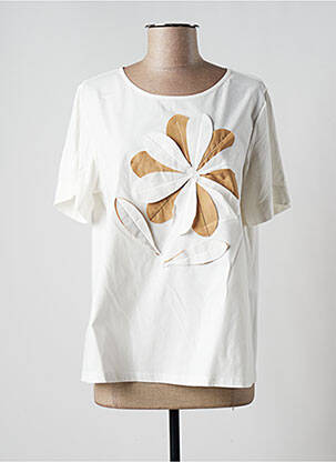 T-shirt beige MARIA BELLENTANI pour femme