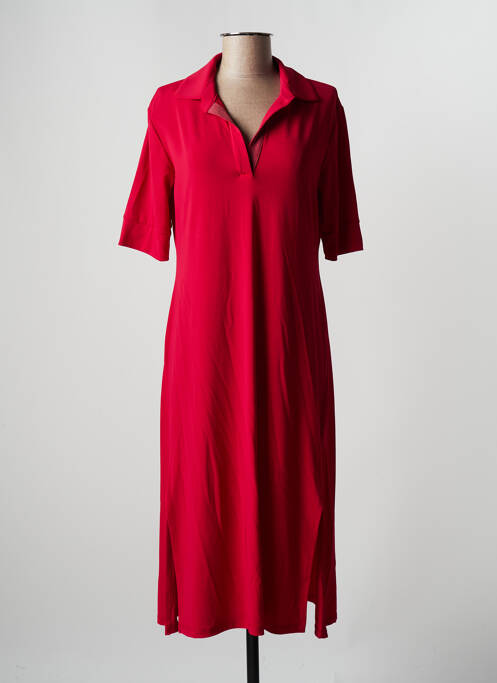 Robe mi-longue rouge ELEONORA AMADEI pour femme