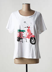 T-shirt blanc LEO & UGO pour femme seconde vue