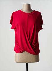 T-shirt rouge ELEONORA AMADEI pour femme seconde vue