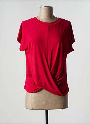 T-shirt rouge ELEONORA AMADEI pour femme