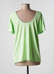 T-shirt vert LEO & UGO pour femme seconde vue