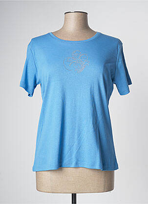 T-shirt bleu GEVANA pour femme
