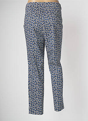Pantalon slim tissage popeline taille normale bleu GARDEUR femme