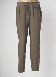 Pantalon droit coupe carotte taille normale vert TONI femme