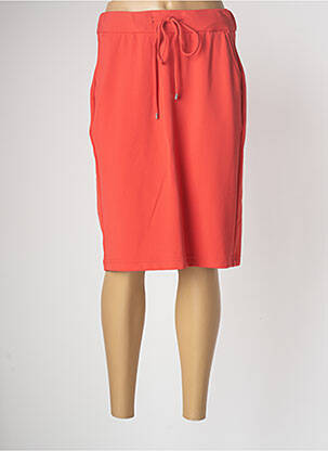 Jupe mi-longue stretch orange GARDEUR femme