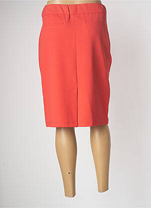 Jupe mi-longue stretch orange GARDEUR femme