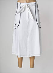 Jupe mi-longue blanc TRICOT CHIC pour femme seconde vue