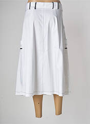 Jupe mi-longue blanc TRICOT CHIC pour femme seconde vue