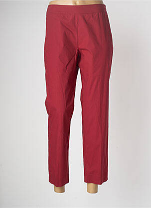 Pantalon 7/8 rouge MARIA BELLENTANI pour femme