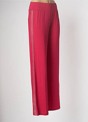 Pantalon large rouge ELEONORA AMADEI pour femme
