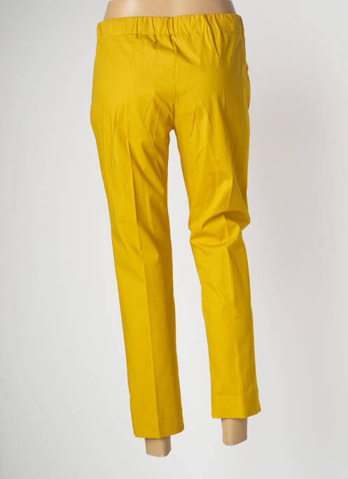 Pantalon 7/8 jaune MARIA BELLENTANI pour femme