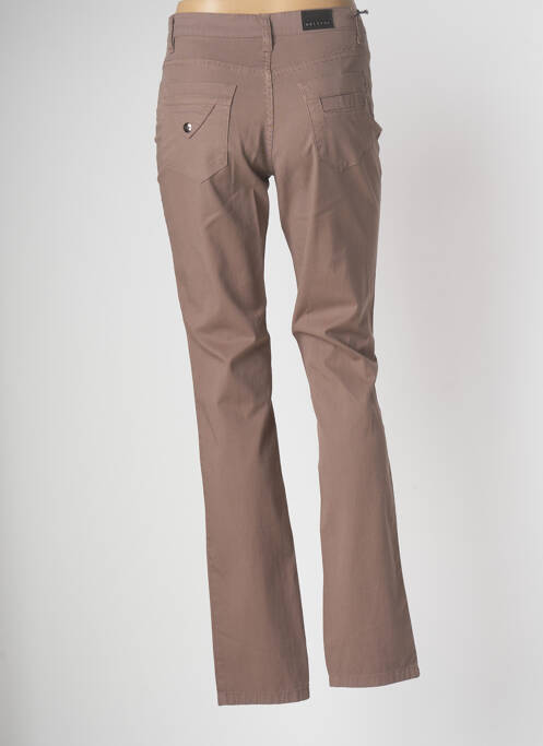 Pantalon slim marron WALTRON pour femme
