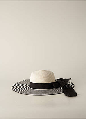 Chapeau noir PALME pour femme