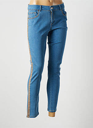 Jeans coupe slim bleu CARLA KOPS pour femme
