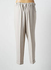 Pantalon droit gris MSN pour femme seconde vue