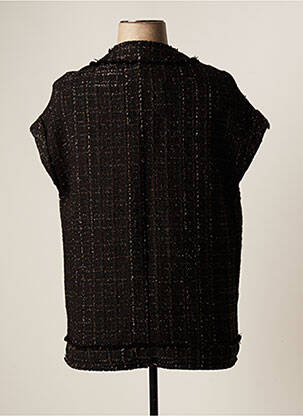 Veste casual coupe droite noir SCHOOL RAG femme