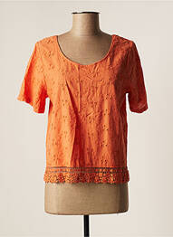 Top manches courtes manches courtes orange BANANA MOON femme