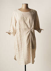 Robe courte beige VLT'S BY VALENTINA'S pour femme seconde vue