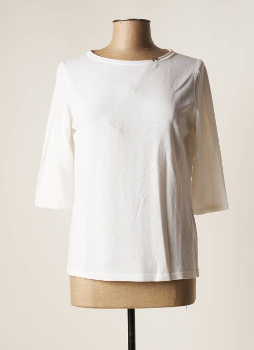 Pull blanc MAURICE ABOT pour femme