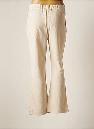 Pantalon large poches taille normale beige AROVESCIO femme