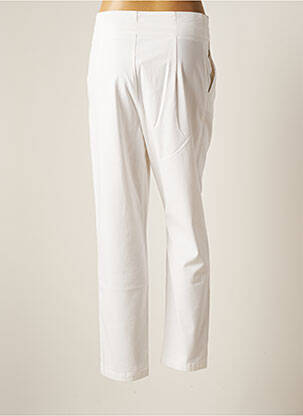 Pantalon droit stretch taille normale blanc QUIET femme