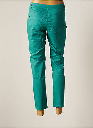Pantalon 7/8 stretch taille normale vert JENSEN femme
