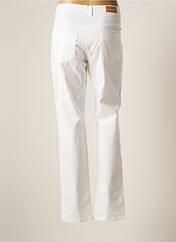 Pantalon droit blanc ANNA SERAVALLI pour femme seconde vue