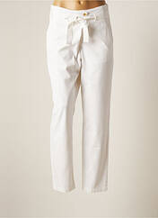 Pantalon droit blanc QUIET pour femme seconde vue