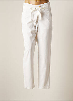 Pantalon droit blanc QUIET pour femme