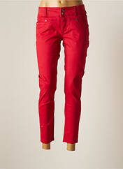 Pantalon droit rouge JENSEN pour femme seconde vue