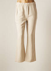 Pantalon large beige AROVESCIO pour femme seconde vue
