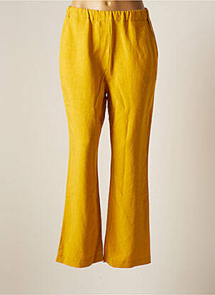 Pantalon large jaune AROVESCIO pour femme