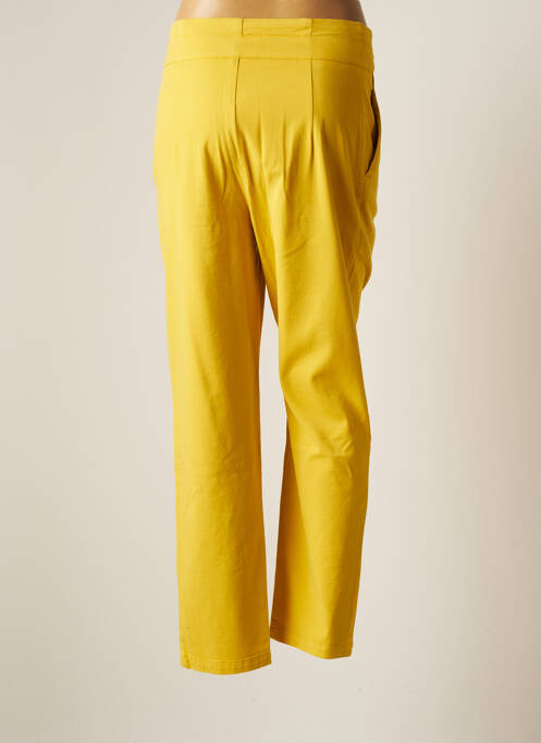 Pantalon droit jaune QUIET pour femme