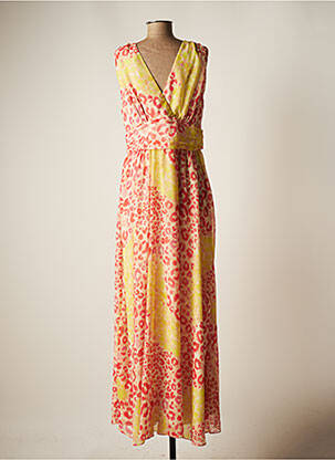 Robe longue sans manche sans manche rose KOCCA femme