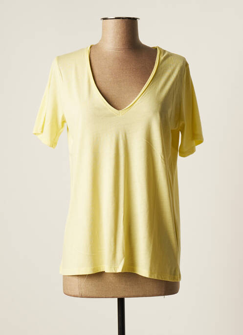 T-shirt jaune MAISON ANJE pour femme